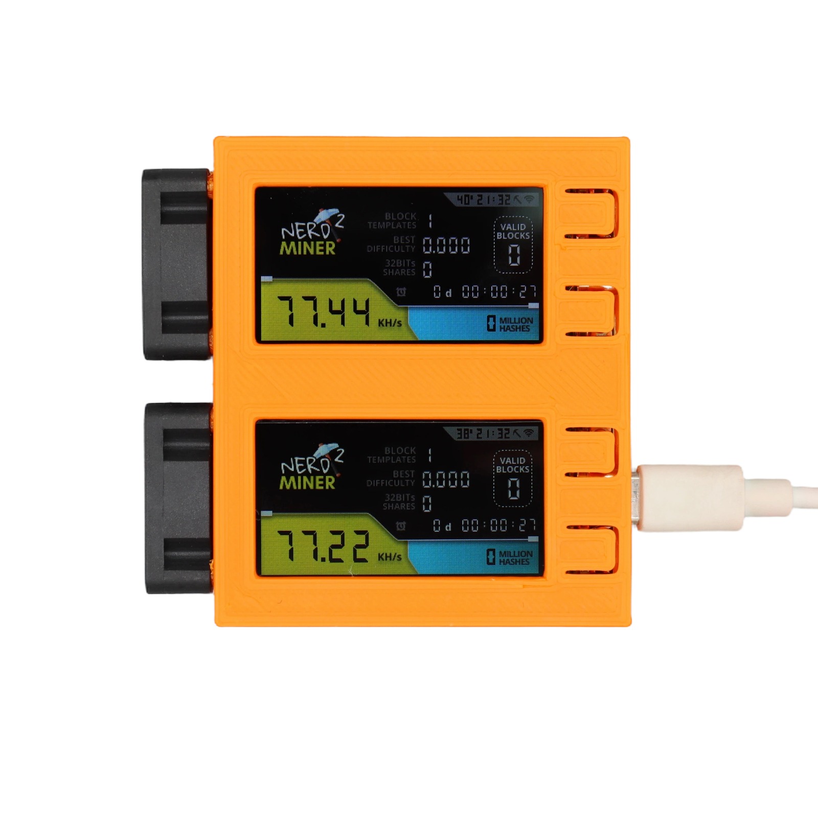 BTC Lottery NerdMiner S19 Tiny 156k/s - MinandoVoy